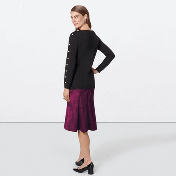 Adalynn Faux Suede Skirt - Picture 4 of 5